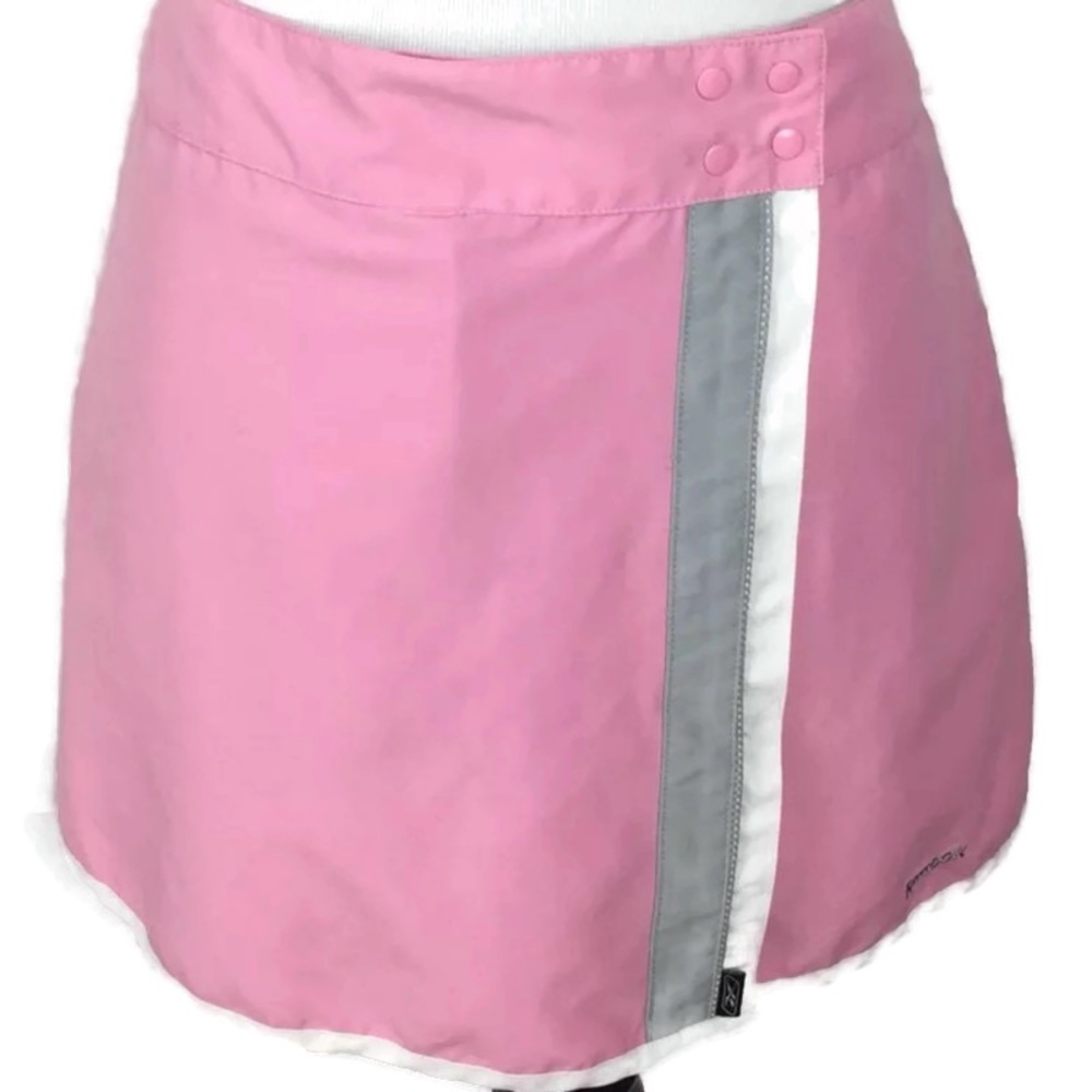 Reebok Pink Snap Button Athletic Skort XL